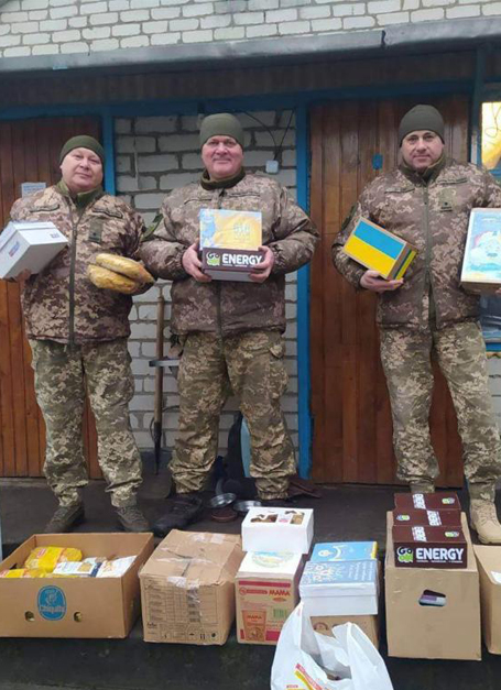UAID cared for the brave Ukrainian soldiers at the front line.